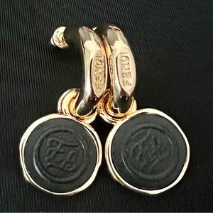 Fendi FF Logo Earrings